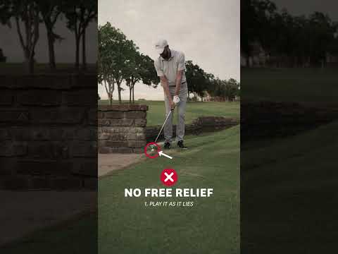 Do you get free relief from an immovable obstruction that’s in a penalty area? 🧐