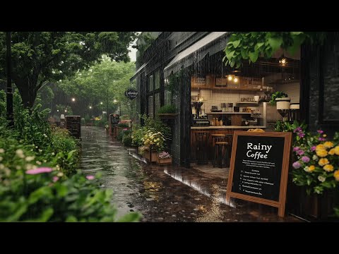 Rainy Day Coffee Awaits - Escape the Hustle with Calming Rain Sounds and the Inviting Atmosphere