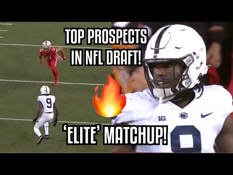 Jaxon Smith Njigba Vs Joey Porter Jr 🔥 2023 NFL DRAFT Matchup (WR vs CB)