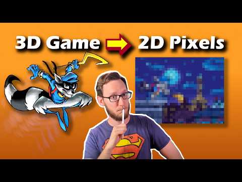 Redrawing Sly Cooper as a 2D Platformer! (Pixel Art)