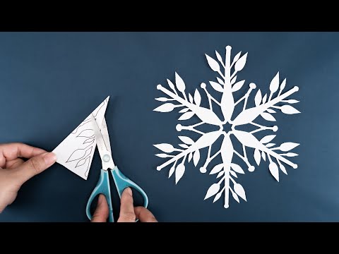 Amazing snowflake - How to make snowflakes out of paper - Christmas Ornaments -Snowflake #65