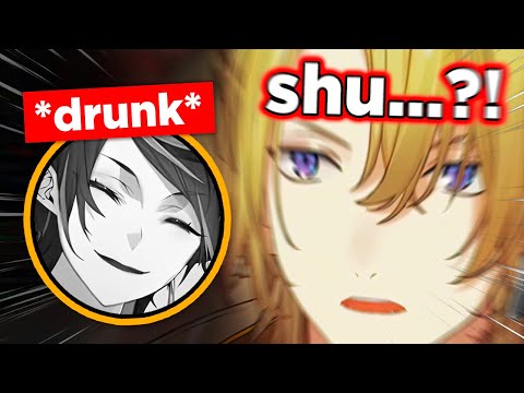 Shu passed out while drinking with Luca IRL