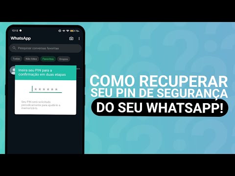 ESQUECI O PIN DE VERIFICAÇÃO DO WHATSAPP! O QUE FAÇO?