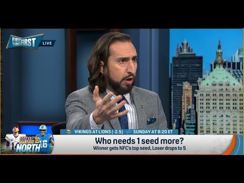 FIRST THINGS FIRST | Nick Wright CONFIDENT Detroit Lions Will LOSE Without 1 Seed | NFL