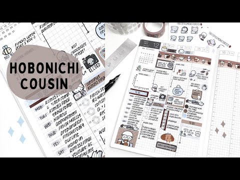 Real Time Hobonichi Cousin Plan With Me | Cancelled Final Exams...