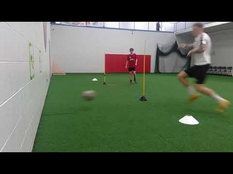 Football Passing & Receiving Exercise