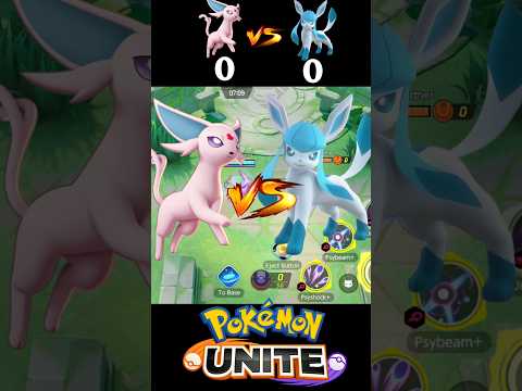 Espeon vs Glaceon Ultimate Showdown 💥|| Pokemon unite