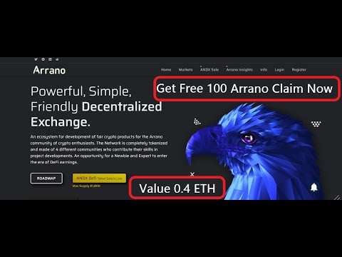 Arrano Network Airdrop claim now big airdrop 100 Arrano value 0.4 ETH #ANO #NewAirdrop #bigairdrop