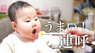 よく食べてよく喋るむちむち赤ちゃんの食事【離乳食】