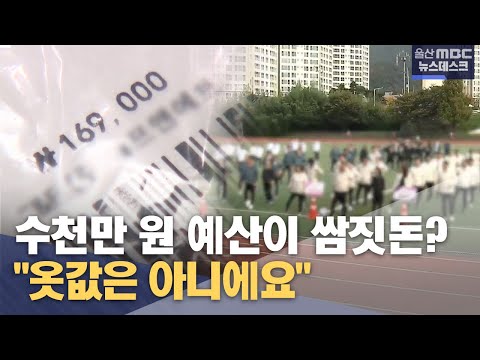 수천만 원 예산이 쌈짓돈? "옷 값은 아니에요" (2024.12.27/뉴스데스크/울산MBC)