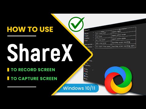 How to Use ShareX to Record Screen, Capture Screen, Take Scrolling Screen Shots