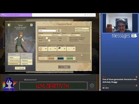 Obscure Game Stream 9/21/2024 - Collaborative Story Time in Wildermyth, featuring @cessball (Part 1)