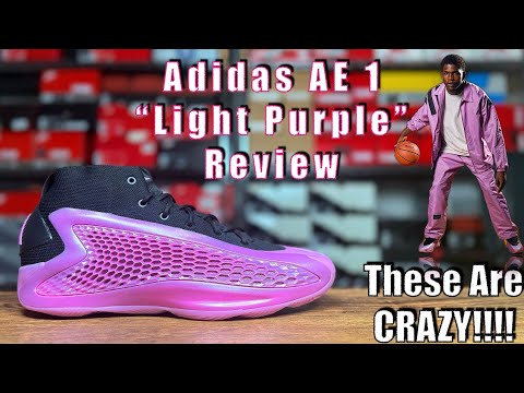 Adidas AE 1 "Light Purple" Review - HOLY THESE ARE AMAZING!!!!