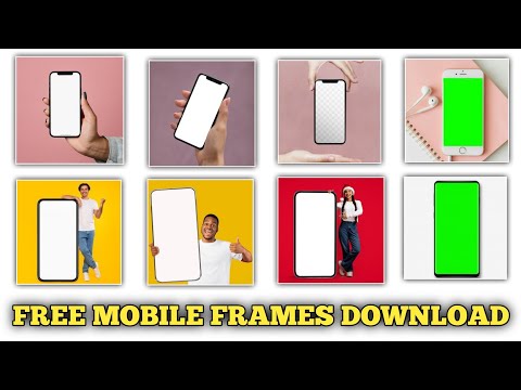 How To Download Best Mobile Frame For Video Editing | Mobile Frame PNG  Download in Telugu