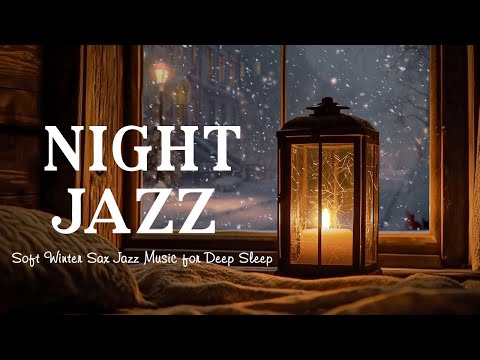 Soft Sax Nighttime Jazz for Sleepless Nights ~  Relax, Unwind, and Dream ~ Calm Background Music