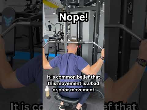 Lat pulldown behind the head.. Good or Bad? #shorts #exercise