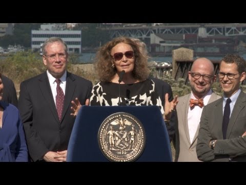 High Line Section Three: Groundbreaking Ceremony: Diane von Furstenberg