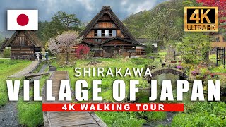 Japans Most Beautiful Village, Shirakawa-go | 4K Relaxing Japan Walk - 4K HDR 60fps