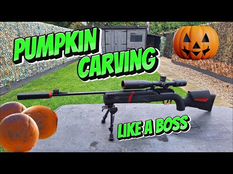 Air Rifle Pumpkin Carving UMAREX 850 M2