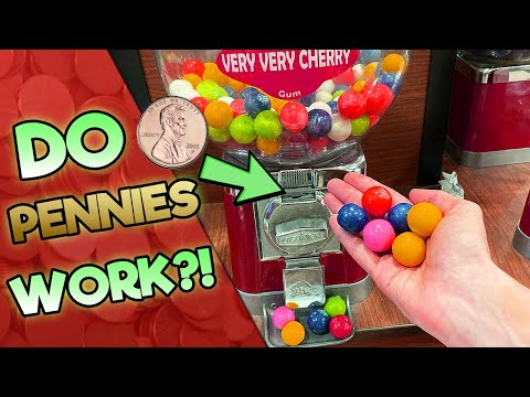 Do Pennies Work In Candy Machines?!