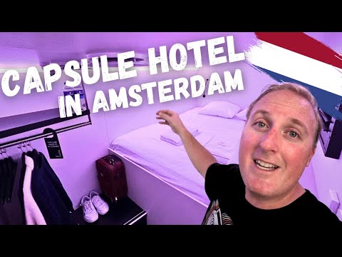 SURPRISING Capsule Hotel For My FIRST Solo Travel! 🇳🇱