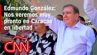 Edmundo González es vitoreado en República Dominicana y promete que irá a Venezuela