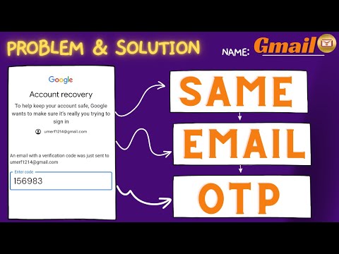 Same Gmail Verification Code Problem || Google account recovery karne ka tarika || #gmailrecovery