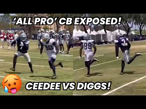 Trevon Diggs Vs Ceedee Lamb & NFL WRs! 🥵 ‘EXPOSED’ (WR vs CB) Cowboys Practice (1 on 1s)