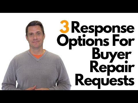 3 Response Options For Buyer Repair Requests