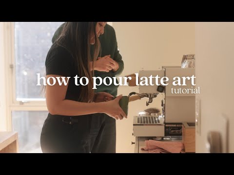 How to Pour Latte Art for Beginners! ☕️