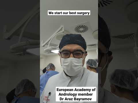 Urethral stricture and Bilateral Varicocelectomy by Dr Araz Bayramov #andrologist #penis