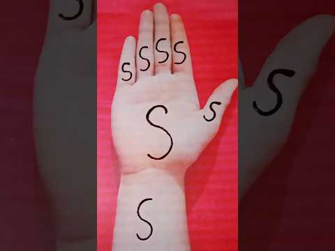 S letter easy simple mehndi trick 😍 #mehndi #easymehndi #youtubeshorts #shorts #viral