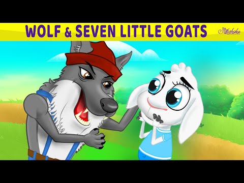 The Bad Wolf and Seven Little Goats Cartoon Series | Bedtime Stories for Kids in English