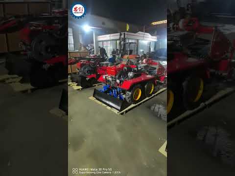 Power Tiller Compact Mini Small Crawler Walking Tractor for Farm and Garden #cultivator #rotavator