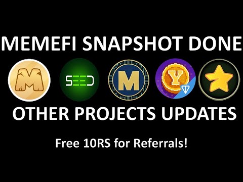 MemeFi Snapshot Update: New Features, Projects & Free 10RS for Referrals!