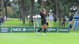 日本女子オープンゴルフ選手権 2024  脇元華  ティーショット  女子ゴルフ JLPGA