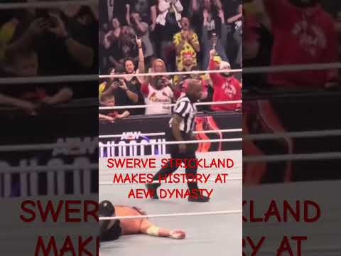 SWERVE STRICKLAND MAKES HISTORY AT AEW DYNASTY #shorts