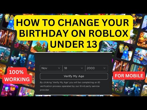 How To Change Birthday On Roblox Under 13 | Mobile (2024)