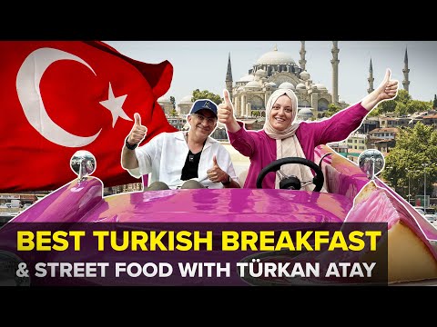 HUGE Turkish Breakfast with Turkan Atay | Best Istanbul Food, Turkey Attractions | 🇹🇷 Street Food TR