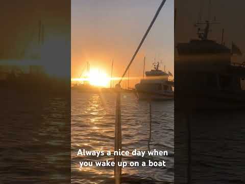 Always a nice day when you wake up on a sailboat. #morningmotivation #oceanlife #sail