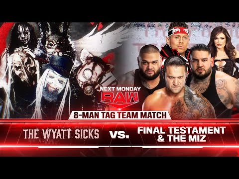 The Wyatt Sicks vs Final Testament & The Miz: Raw, Dec. 9, 2024