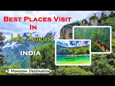 Best Places To Visit In July & August In India | 5 Monsoon Destination #india