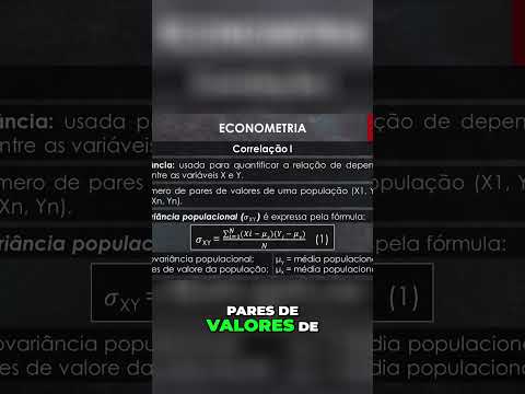 Entenda a Covariância: Como Medir a Relação entre Variáveis #economia #matemática #econometria