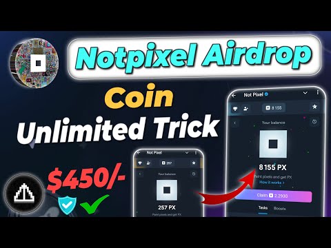 Unlimited Notpixel Coin trick | Claim unlimited Notpixel Coin | how to get unlimited Notpixel Coin