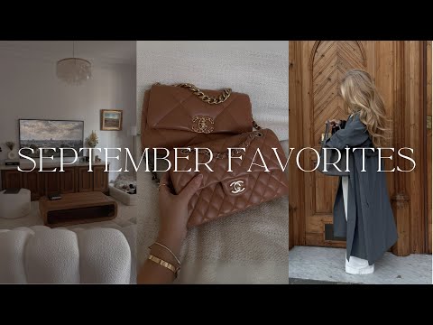 September Favorites 🍂🤎 My Favorite Bags, New Fall Clothes, Suede Shoes, Jewelry, Home Decor & More