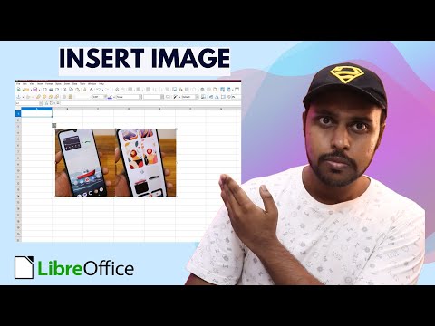 How to insert image in libreoffice calc | insert image in libreoffice calc