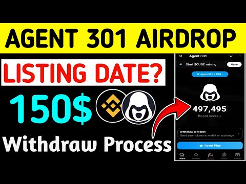 Agent 301 listing date || Agent 301 airdrop new update || Agent 301 telegram airdrop