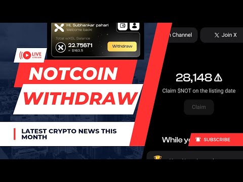 #7 NOTCOIN WITHDRAW 309$ | NOTCOIN SELL | X-BLAST MINING UPDATE | HAMSTER KOMBAT MINING