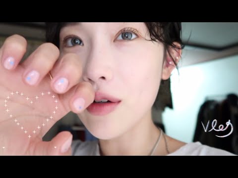 6월 브이로그 2 (생애 첫 젤네일💅🏻 ,앞머리 옴브레💇🏻‍♀️, 머리손질법, 중국 레고 loz)