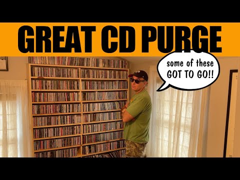 The Great CD Purge of 2024.... Downsizing the Collection Declutter